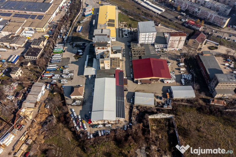 Platforma industriala 3552 mp hale beton si 9883 mp teren 