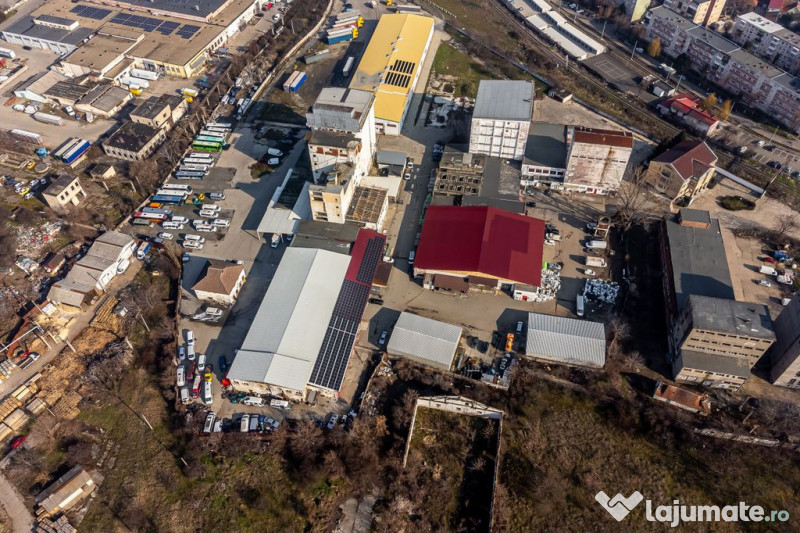 Platforma industriala 3552 mp hale beton si 9883 mp teren 