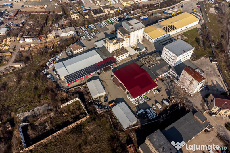 Platforma industriala 3552 mp hale beton si 9883 mp teren 