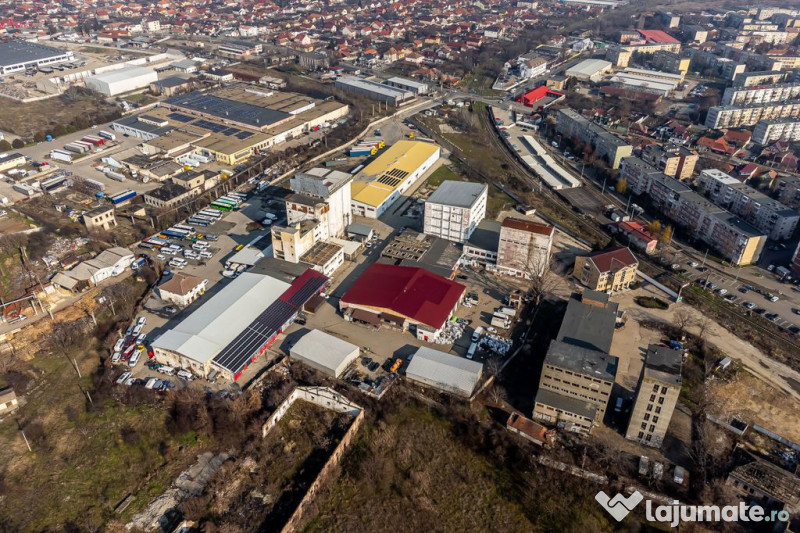 Platforma industriala 3552 mp hale beton si 9883 mp teren 