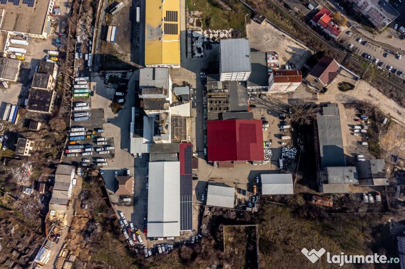 Platforma industriala 3552 mp hale beton si 9883 mp teren 