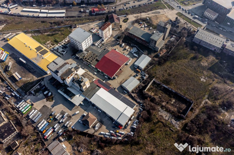 Platforma industriala 3552 mp hale beton si 9883 mp teren 