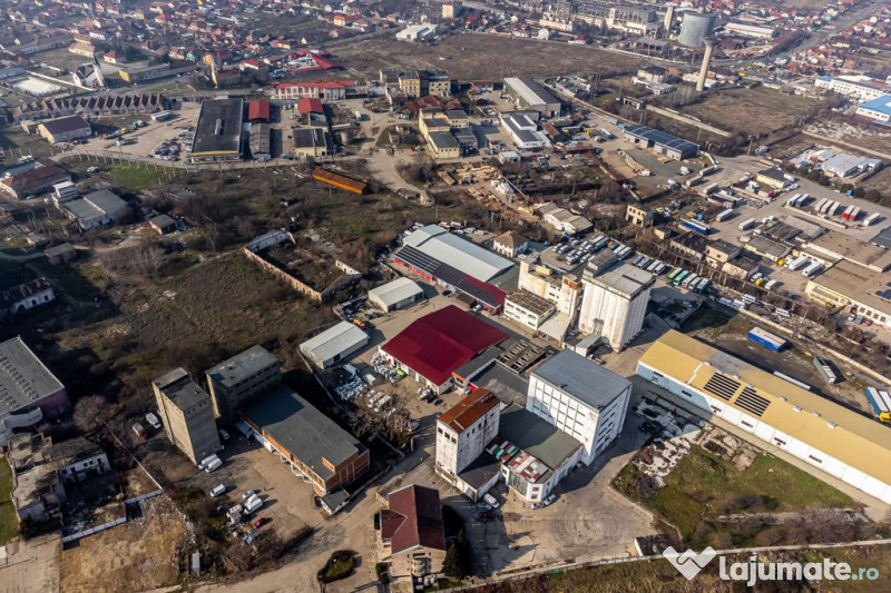 Platforma industriala 3552 mp hale beton si 9883 mp teren 