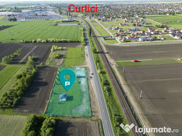 Închiriere platformă teren 4.000 mp Curtici