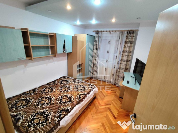 Apartament cu 3 camere, decomandat,centrala proprie,Spita...