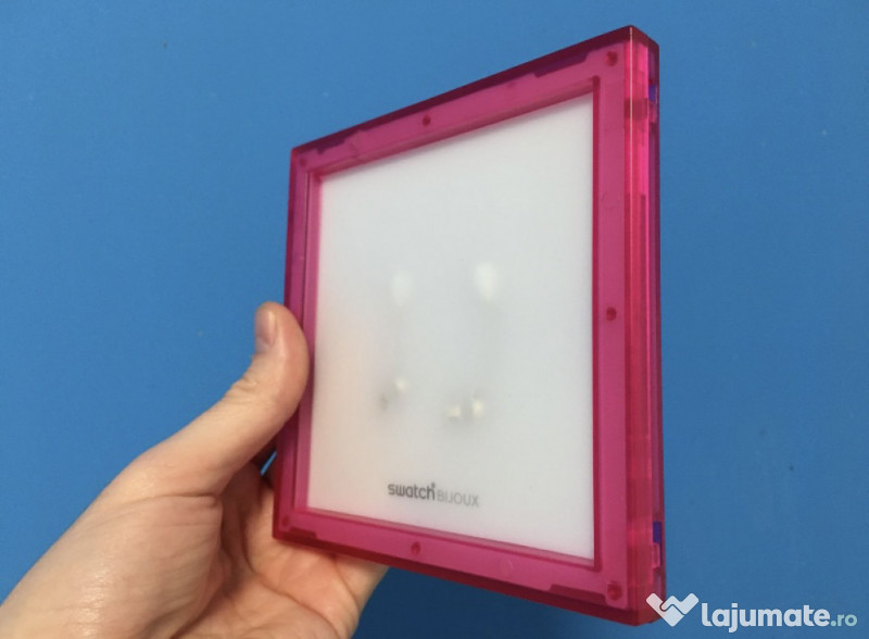 Cercei cu perla naturala Swatch - noi, in cutia originala