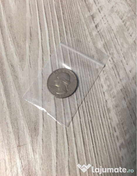 Moneda Quarter Dollar - SUA, an 1987, material din cupru 