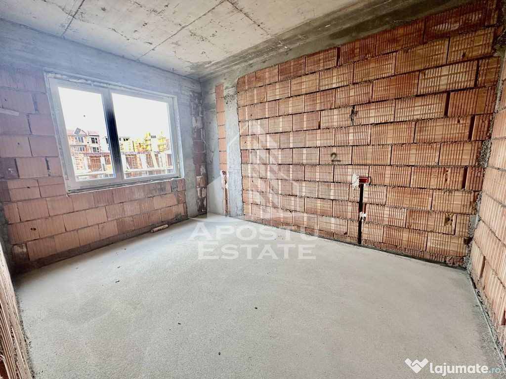 Apartament cu 2 camere, etaj intermediar, decomandat, Giroc 