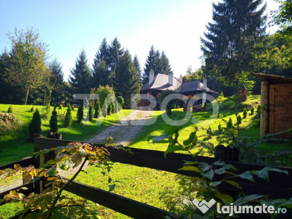 Pensiune de lux de vanzare in inima padurii langa Sibiu