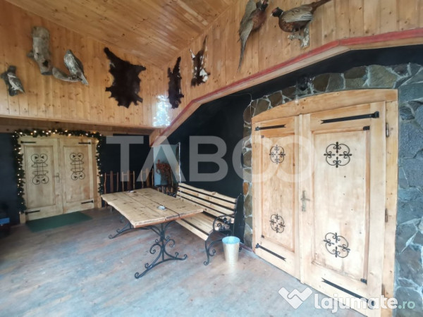 Pensiune de lux de vanzare in inima padurii langa Sibiu