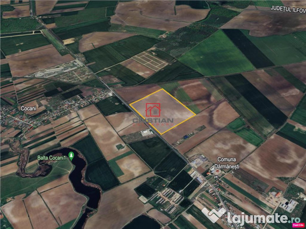 Teren intravilan Crevedia - Cocani - DN1 A, Dambovita