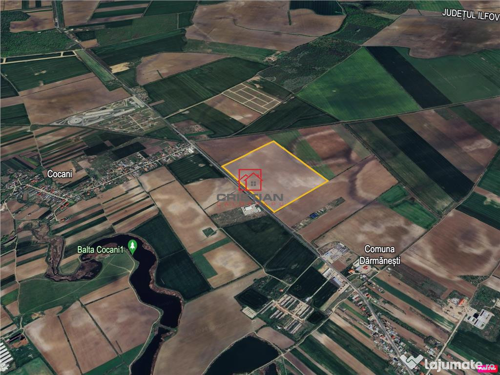 Teren intravilan Crevedia - Cocani - DN1 A, Dambovita