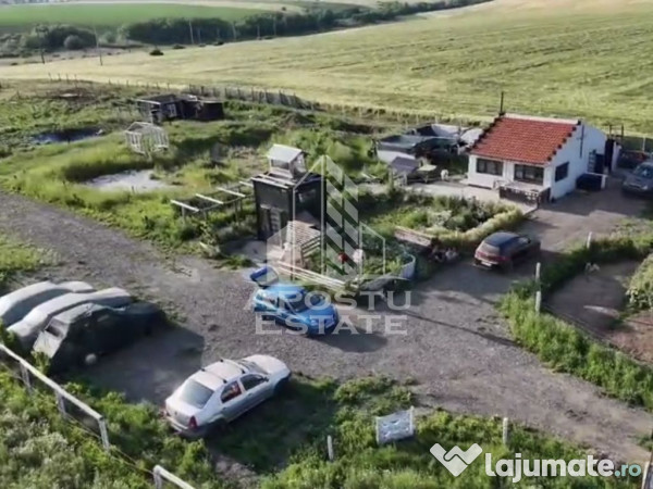 Farmhouse la 14km de Timisoara, teren agricol 1ha