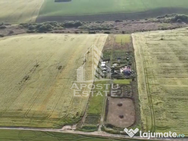 Farmhouse la 14km de Timisoara, teren agricol 1ha