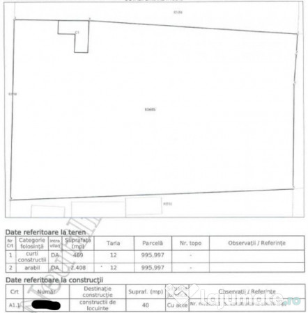 Casa si teren cota parte 6/16 Mihai Bravu; ID: R2565721