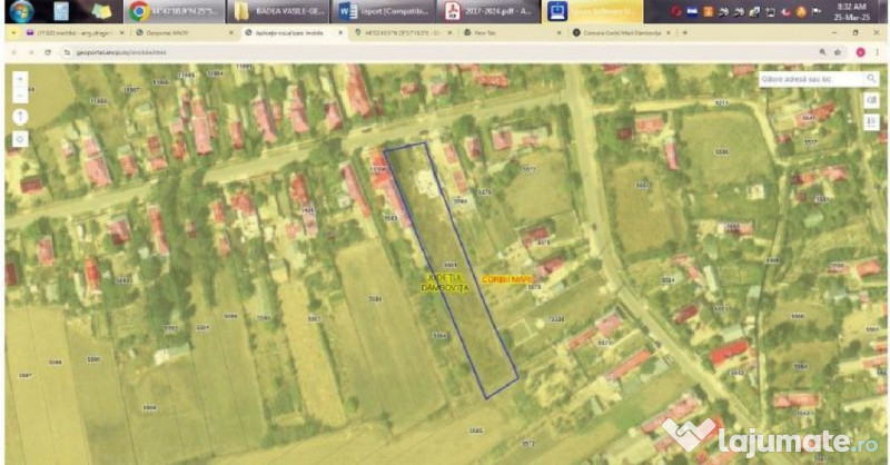 Teren cota parte 1/2 Corbii Mari, ID: R2585987 