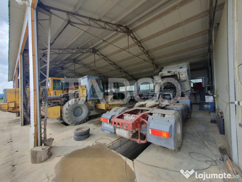 Teren si hala 42.000 mp + zona administrativa la 7 minute de 