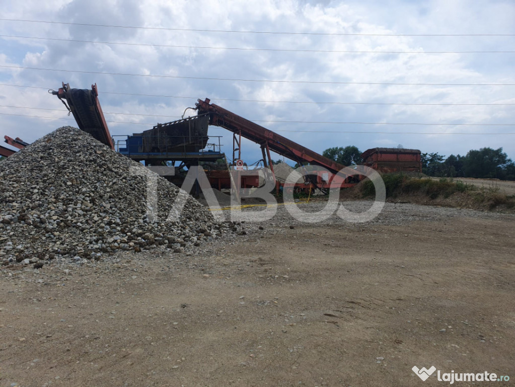 Teren si hala 42.000 mp + zona administrativa la 7 minute de 