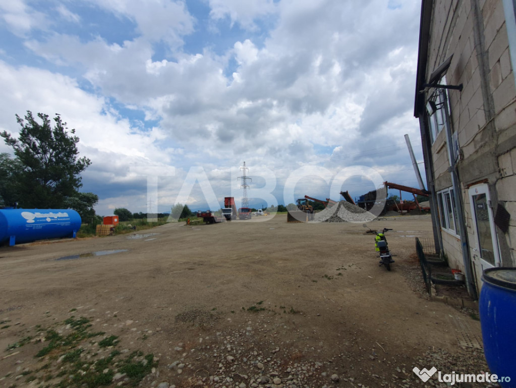 Teren si hala 42.000 mp + zona administrativa la 7 minute de 