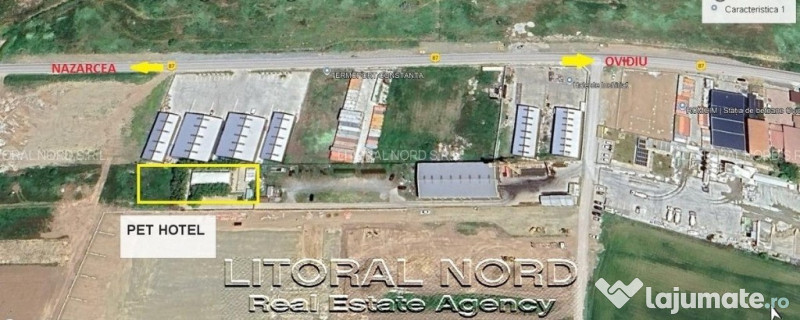 Exclusivitate-Ovidiu-Pet Hotel, 220 mp utili,teren intravilan 1.417mp 