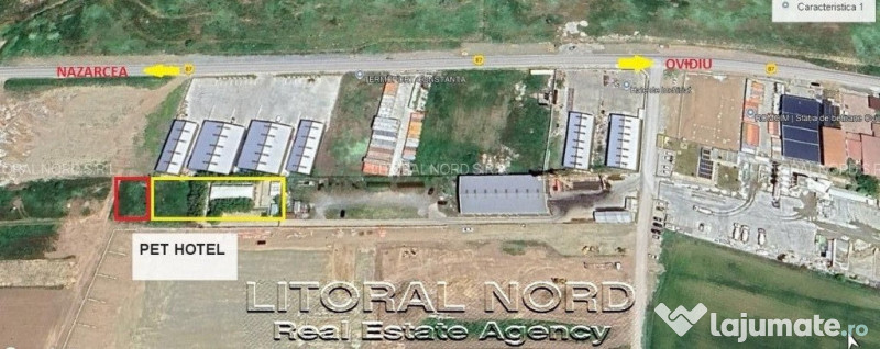 Exclusivitate-Ovidiu-Pet Hotel, 220 mp utili,teren intravilan 1.417mp 