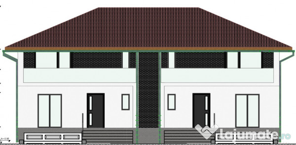 Duplex semifinisat, zona Somesului Floresti