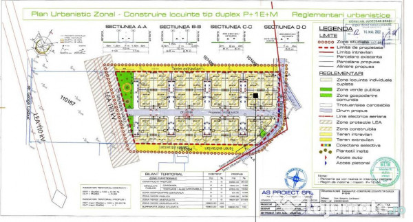 Teren intravilan cu Autorizatie de Construire