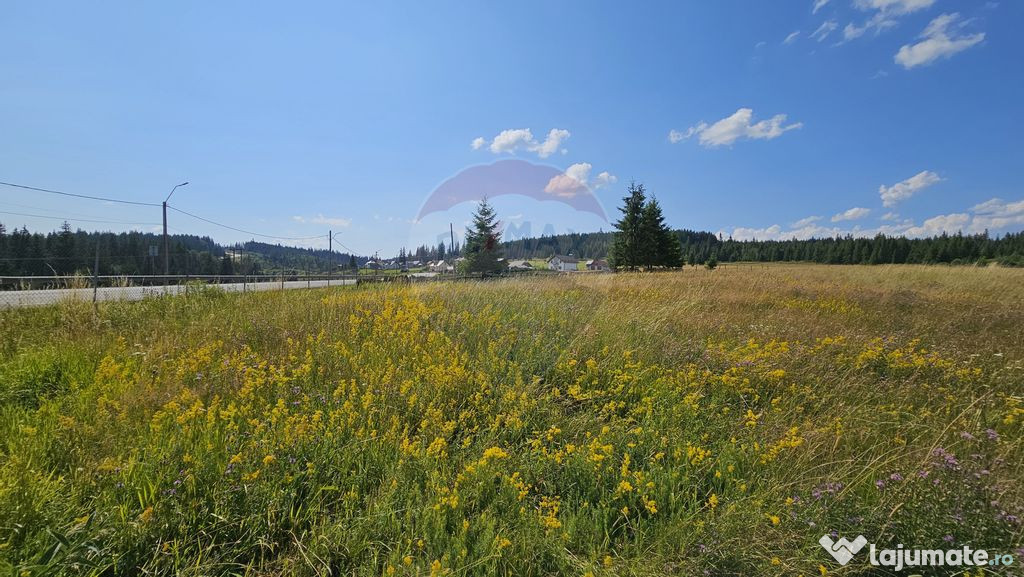 Teren parțial intravilan 30,930 mp Poiana Stampei-DN E58...