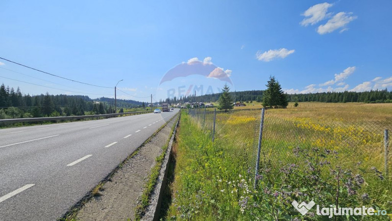 Teren parțial intravilan 30,930 mp Poiana Stampei-DN E58...