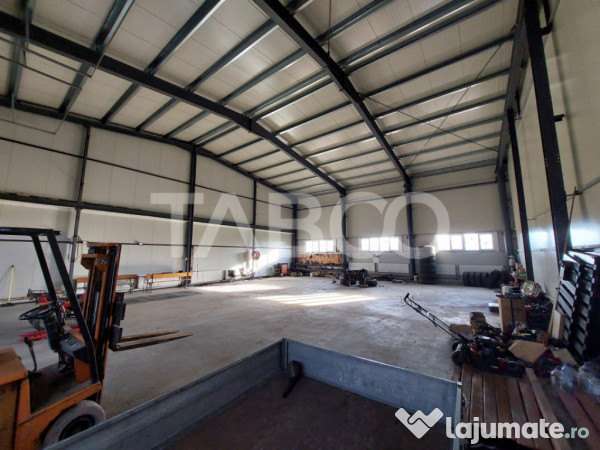 Service auto de inchiriat 300 mp hala acces din DN1 in Bradu