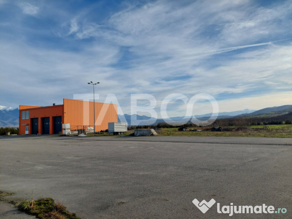Service auto de inchiriat 300 mp hala acces din DN1 in Bradu