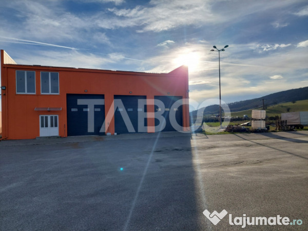 Service auto de inchiriat 300 mp hala acces din DN1 in Bradu