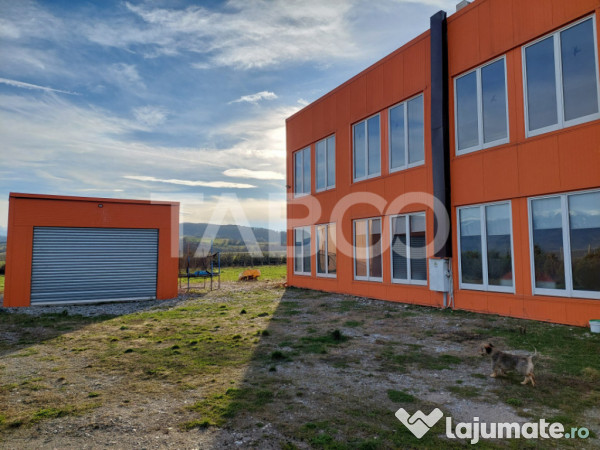 Service auto de inchiriat 300 mp hala acces din DN1 in Bradu