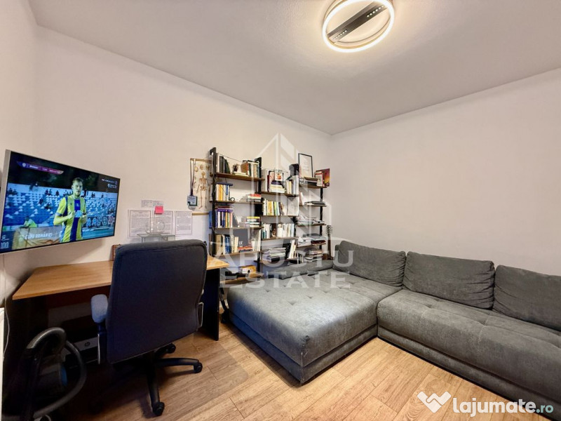 Apartament modern cu o camera, curte, centrala, zona Lune... 