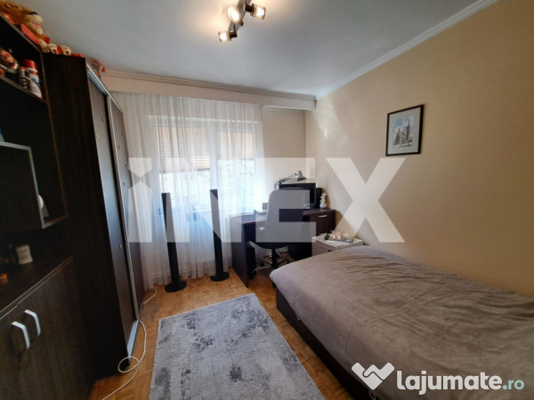 Apartament 4 camere decomandat, 81 mp, etaj 1/4 – ideal pe 