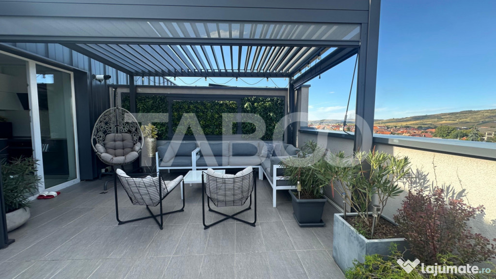 Penthouse 3 camere de lux 2 bai loc de parcare zona Lupeni S 