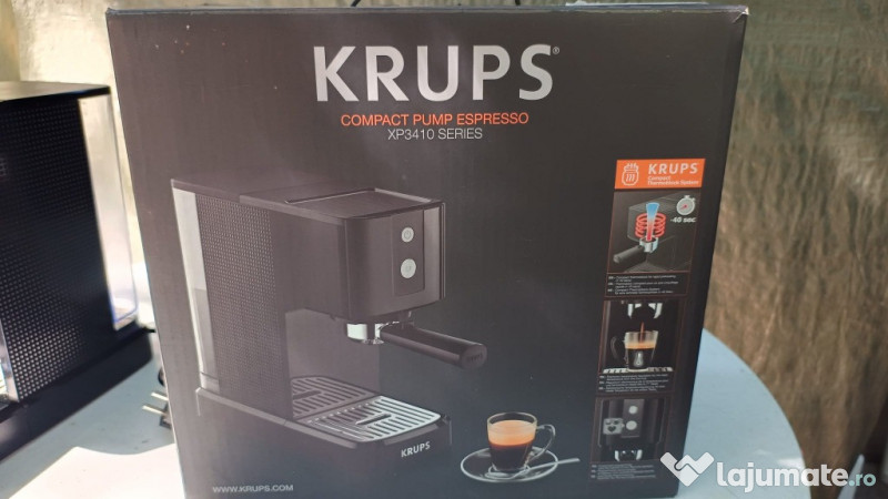 Espressor Krups Calvi XP3410, 1460W, 15 bar, 1 l, Stare, Foarte bună 