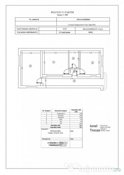 Proprietate unica de vanzare in Dragomiresti-Vale 