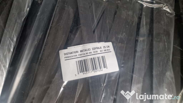 Distantieri metalici pentru cofraje 