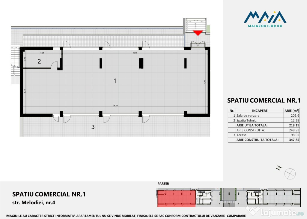 Spatiu comercial imobil nou Cluj | Pretabil birouri, market,