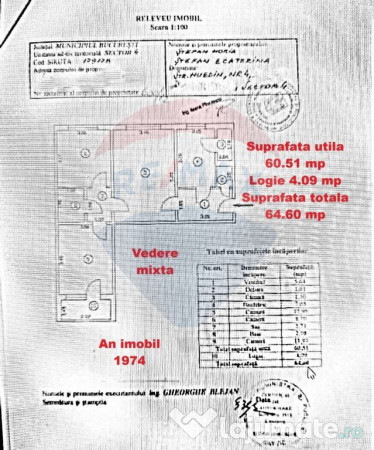 Apartament 3 camere | Huedin Brancoveanu Berceni