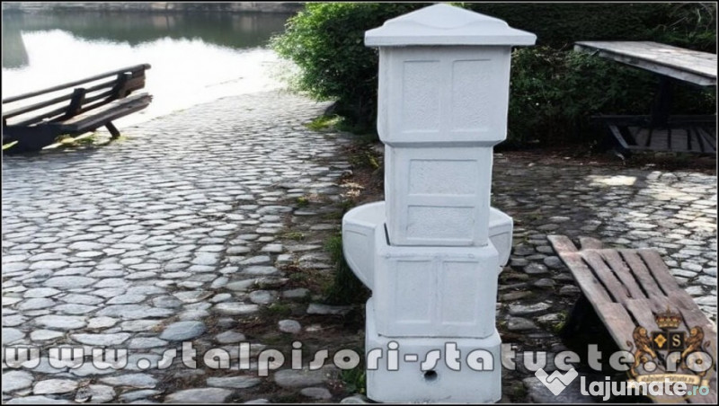 Cișmea apă curentă, gri natural, model C1. 