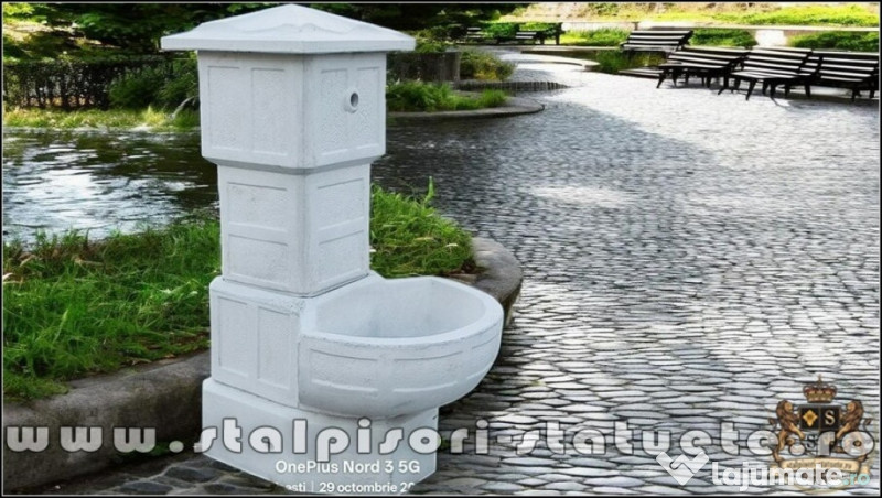 Cișmea apă curentă, gri natural, model C1. 