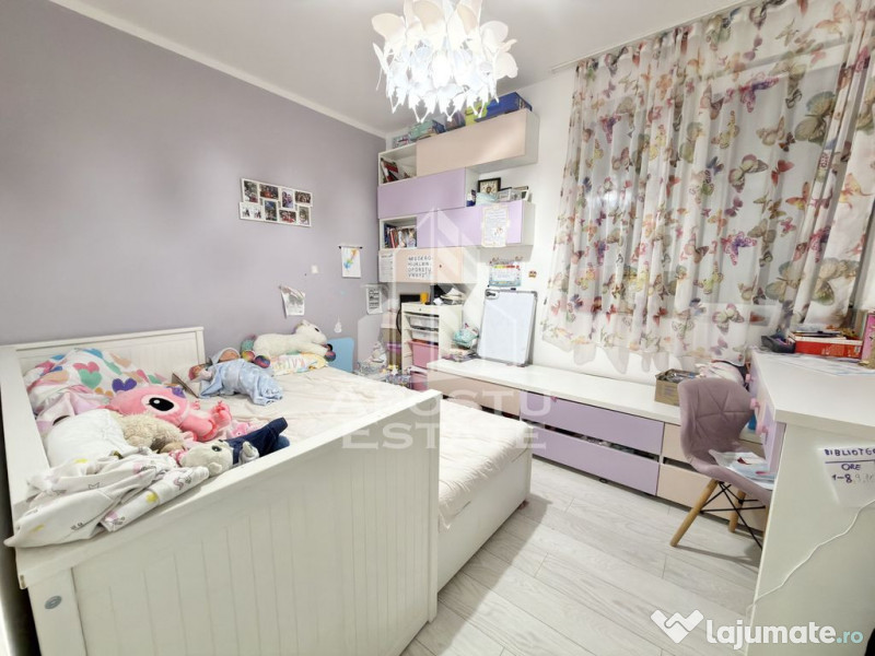 Apartament cu 3 camere mobilat si utilat la etaj intermed...