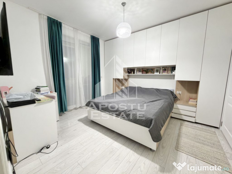 Apartament cu 3 camere mobilat si utilat la etaj intermed...