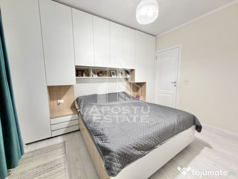 Apartament cu 3 camere mobilat si utilat la etaj intermed...