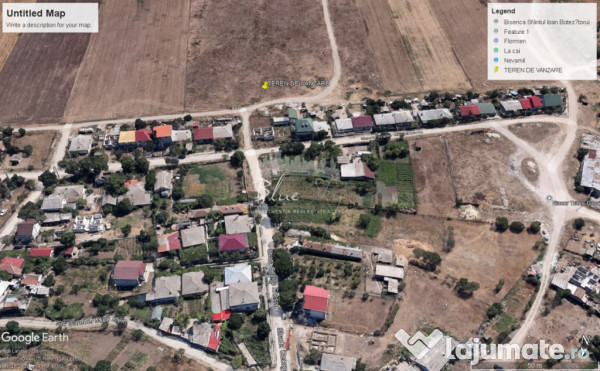 Teren intravilan 5000 mp situat in Techirghiol, langa case 