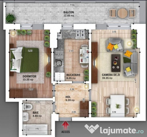 2cam.dec.lux/13min -pe jos Metrou N.Grigorescu,sector 3