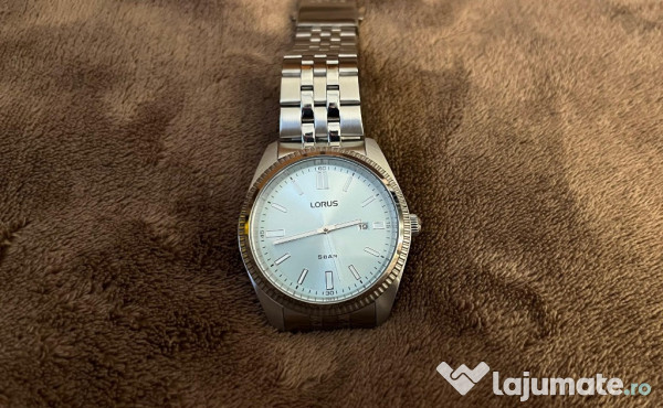 Ceas Lorus cadran azuriu 5 atm adancime data