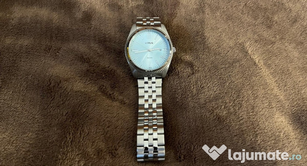 Ceas Lorus cadran azuriu 5 atm adancime data